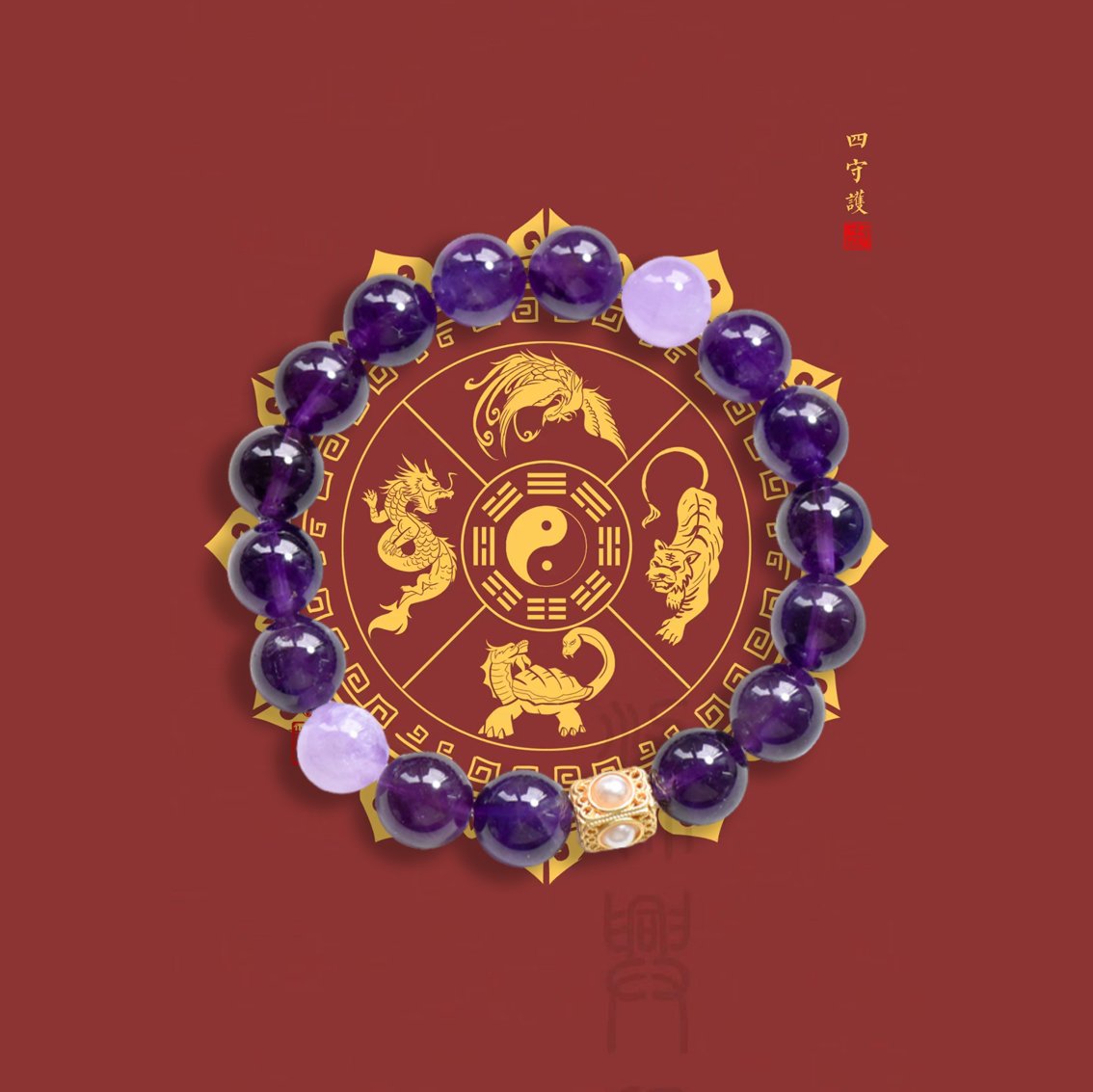 Amethyst String Lavender Minimalist Bracelet Micro-set Colour Retention Accessories