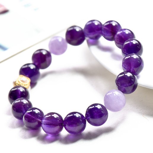 Amethyst String Lavender Minimalist Bracelet Micro-set Colour Retention Accessories - taoistcrystal.com Amethyst String Lavender Minimalist Bracelet Micro-set Colour Retention Accessories