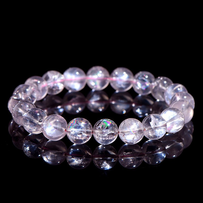 《The Guardian Light of the Pink Azeztulite Crystal Bracelet》