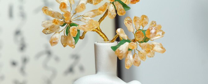 Yellow Citrine Money – Making and Fortune – Attracting Tree Decoration – Bring stable wealth fortune