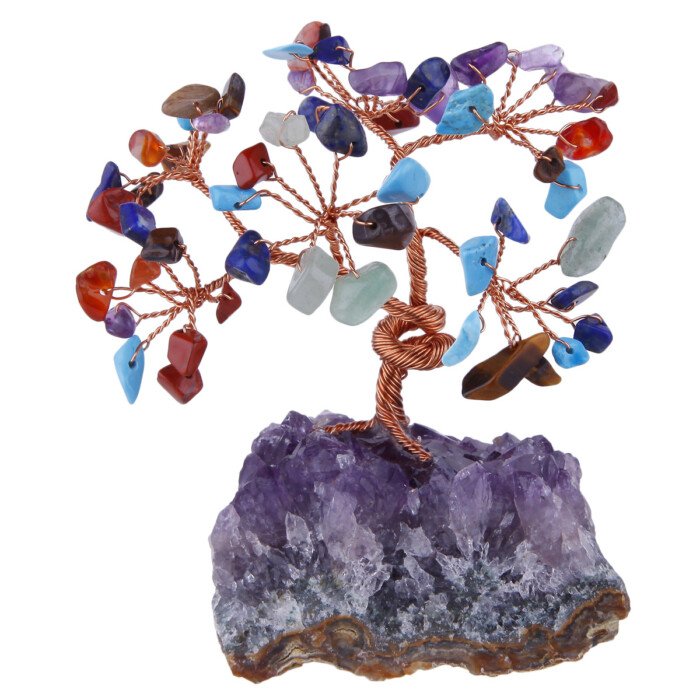 Amethyst Money – Making Tree with Raw Ore Base – Accompany you into a peaceful sleep every night.