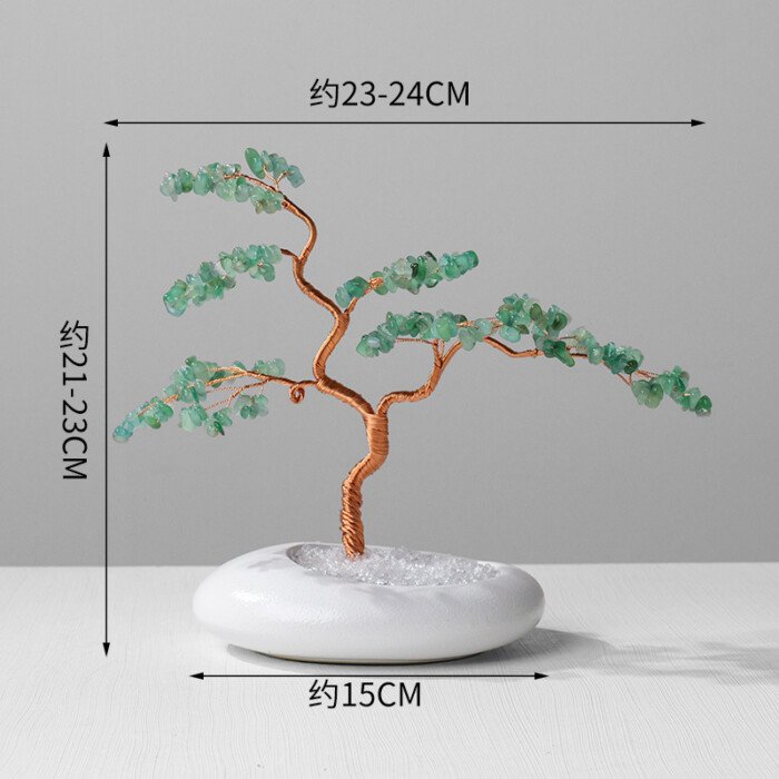 Crystal Money – Making Tree Decoration in the Shape of Welcoming Pine – Help your career climb steadily upward