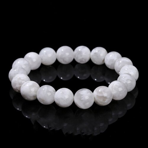 White Snowflake Phantom Crystal Bracelet for Purifying Magnetic Field
