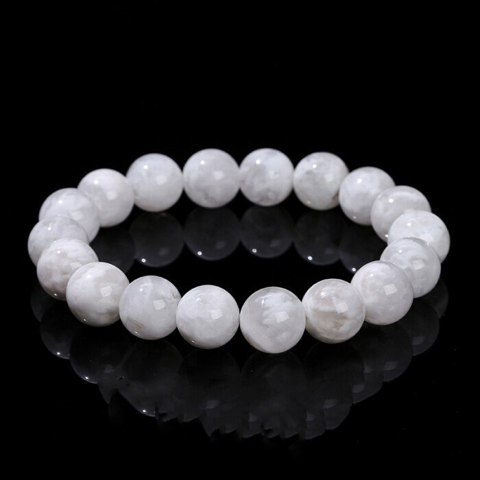White Snowflake Phantom Crystal Bracelet for Purifying Magnetic Field