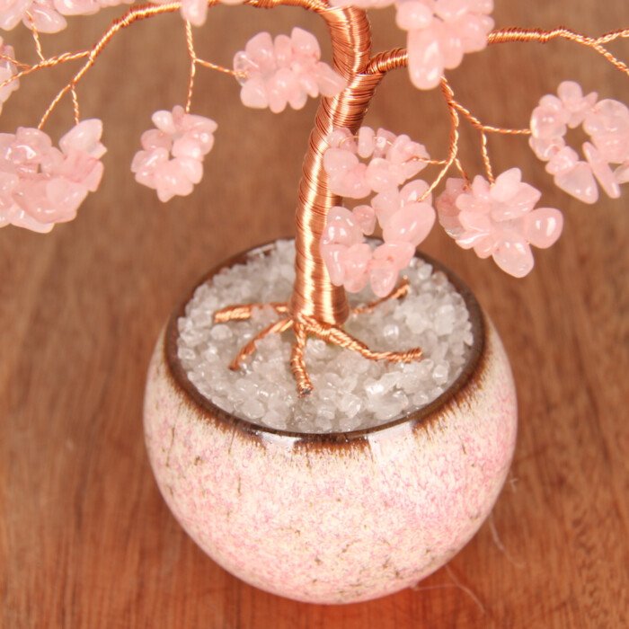 Handmade Marriage – Wishing Crystal Tree with Dragon – Basin Base (Money – Shaking Tree) – Protect your body and mind from intrusion