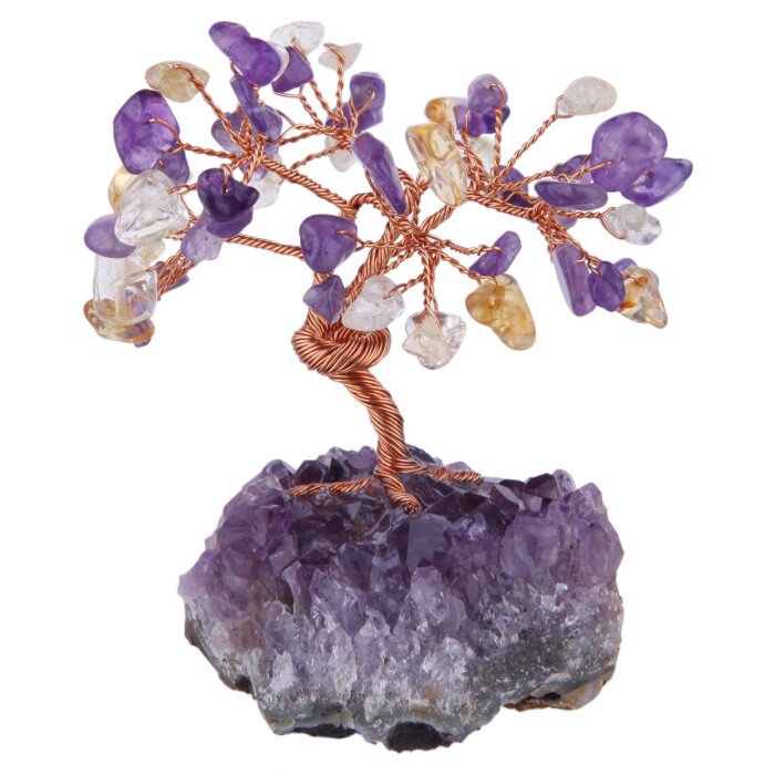 Amethyst Money – Making Tree with Raw Ore Base – Accompany you into a peaceful sleep every night.