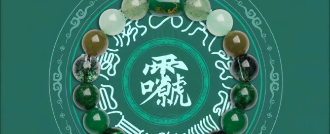 Natural crystal multi-treasure bracelet of Green God for balancing energy and attracting wealth.