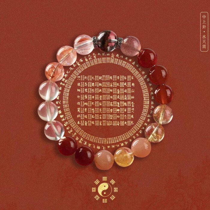 Cornucopia Crystal Bracelet – for Supplementing Fire and Earth Elements Which Are Lacking and Favored