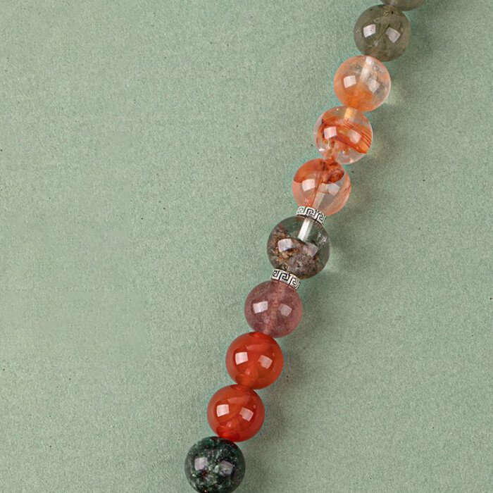 Cornucopia Crystal Bracelet – for Supplementing Fire and Wood Elements Which Are Lacking and Favored.