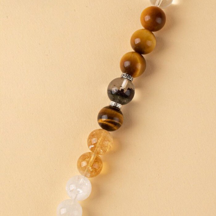 Cornucopia Crystal Bracelet – for Supplementing Metal and Earth Elements Which Are Lacking and Favored.