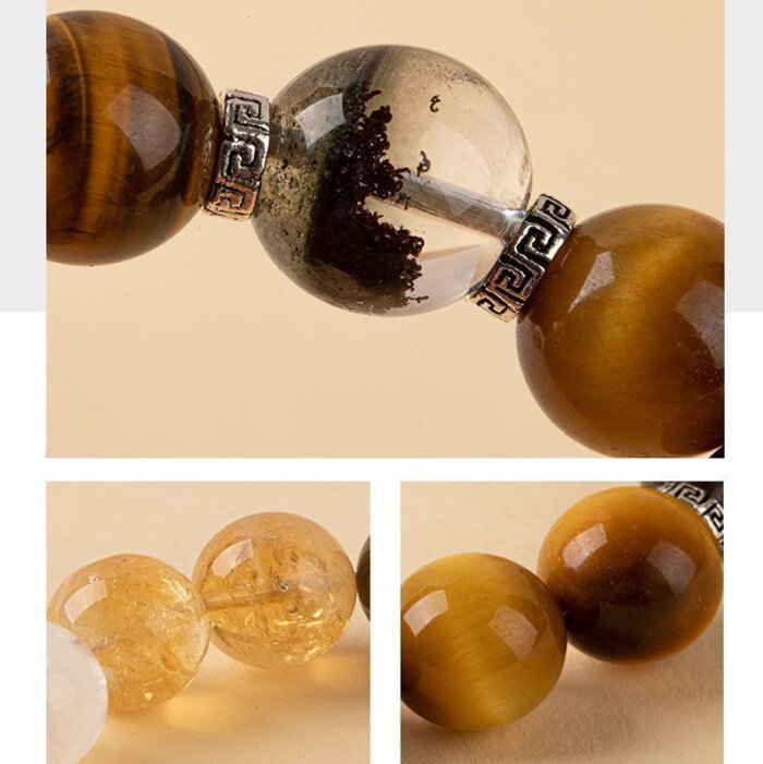 Cornucopia Crystal Bracelet – for Supplementing Metal and Earth Elements Which Are Lacking and Favored.