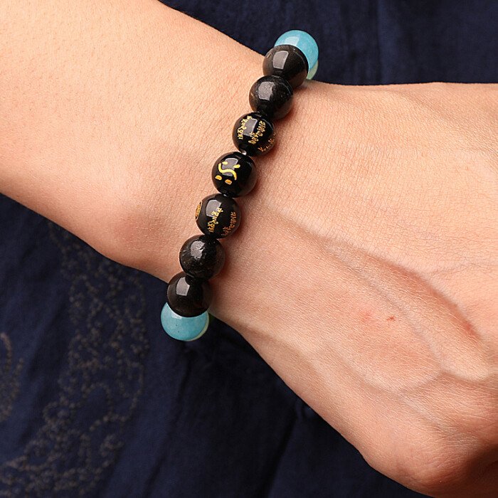 Five – Ways God of Wealth Balanced Crystal Bracelet – A Bracelet for Promoting the Generation of Earth by Fire in the Five – Element Theory