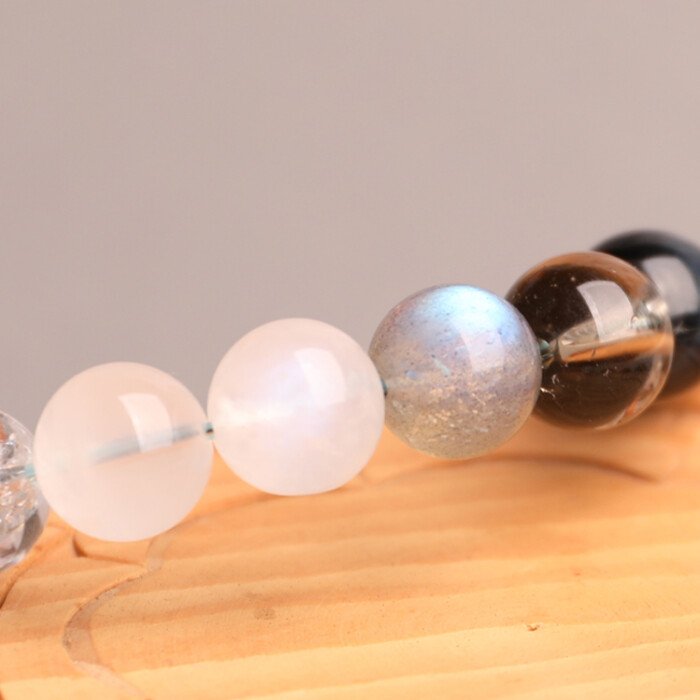 Golden Obsidian Pi Xiu Wealth – attracting Bracelet – Five – element Crystals for Supplementing Metal and Water Elements