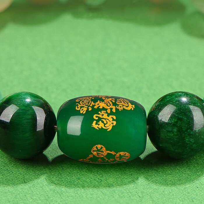 Five – Ways God of Wealth Crystal Bracelet – For Compensating Fire and Wood Elements in the Theory of Five Elements