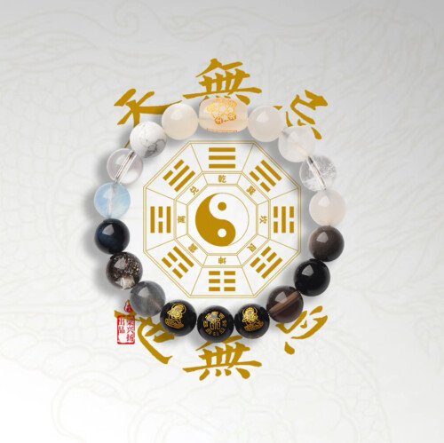 Five – Ways God of Wealth Crystal Bracelet – For Compensating Metal and Water Elements in the Theory of Five Elements