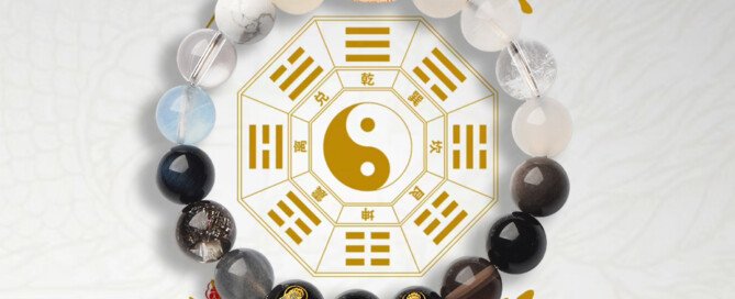 Five – Ways God of Wealth Crystal Bracelet – For Compensating Metal and Water Elements in the Theory of Five Elements