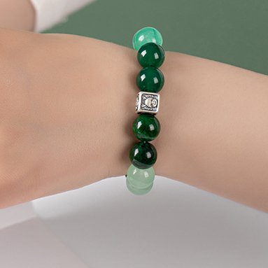 Five Elements Water Deficiency Water Replenishment Balancing Energy Triad Bracelet Natural Crystal Duo Treasure Strings - taoistcrystal.com Five Elements Water Deficiency Water Replenishment Balancing Energy Triad Bracelet Natural Crystal Duo Treasure Strings