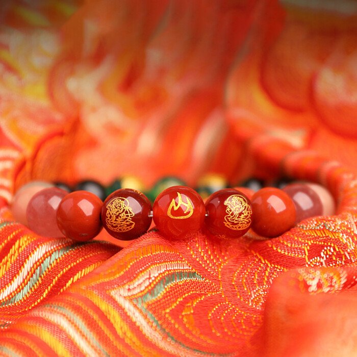 Five – Ways God of Wealth Balanced Crystal Bracelet – A Bracelet for Promoting the Generation of Metal by Earth in the Five – Element Theory