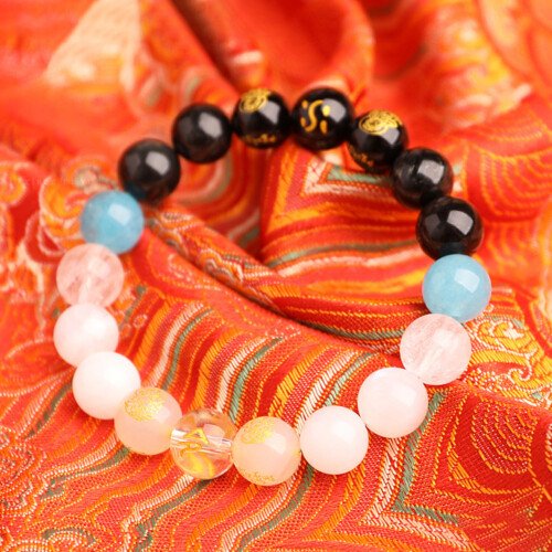 Five – Ways God of Wealth Balanced Crystal Bracelet – A Bracelet for Promoting the Generation of Wood by Water in the Five – Element Theory