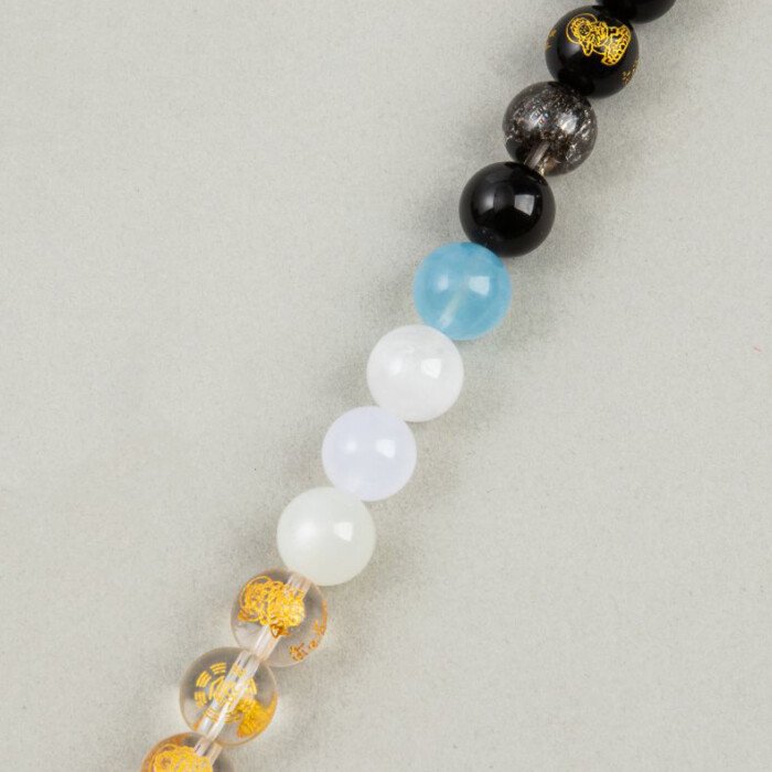 Five – Ways God of Wealth Balancing Crystal Bracelet – Promoting the Generation of Water by Metal in the Five – Element Theory
